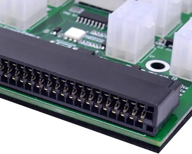 Alt view image 5 of 5 - Power Module Breakout Board Kits with 12pcs 6Pin to 6+2 8Pin Power Cable for  1200W 750W PSU GPU Mining Ethereum ETH