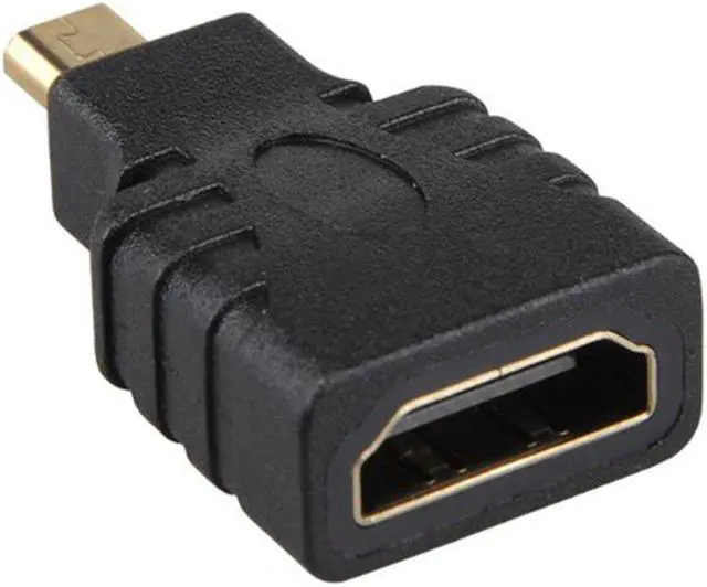 Alt view image 2 of 5 - to HDMI Adapter Gold-Plated 1080P Micro HDMI Male To Standard HDMI For Raspberry Pi 4 Model B model cable hdmi 2020