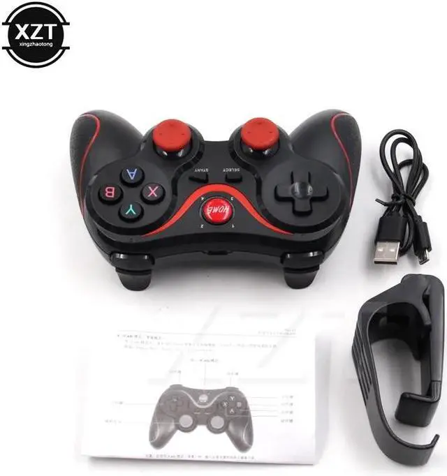 Alt view image 5 of 5 - Gamepad For PS3 Controller Android Phone PC TV Box Wireless Phone Joystick Joypad Game Gaming Joystick with Holder NEW