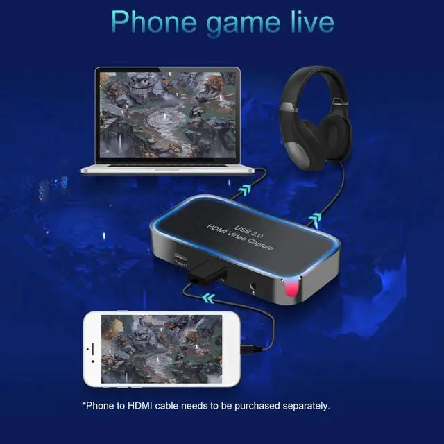 Main image of Out Video Recording Box with Game Entertainment CK200 USB 3.0 HDMI Accessories for Game Live Streaming
