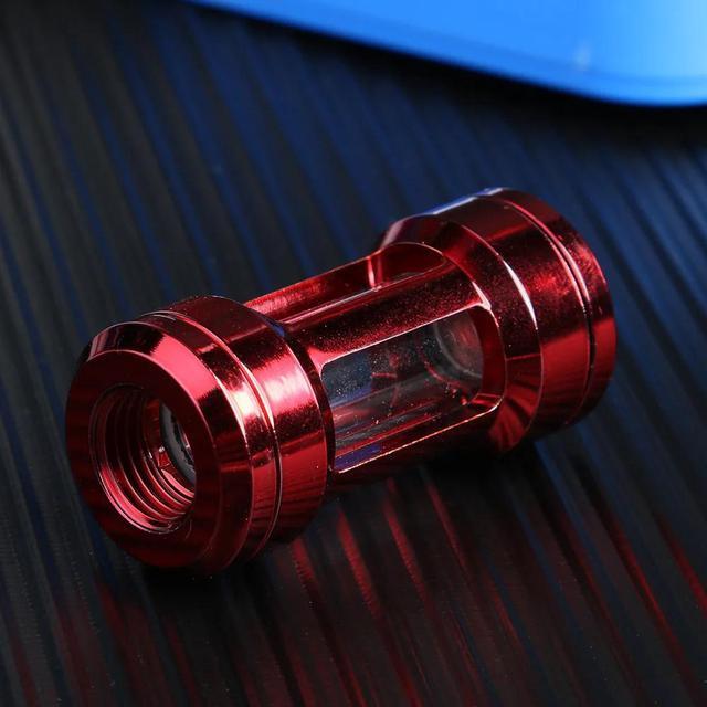 Alt view image 3 of 5 - Water Cooler Accessories Dual G1/4 Threads Water Cooler Filter  PC Liquid Cooling Flow Filter