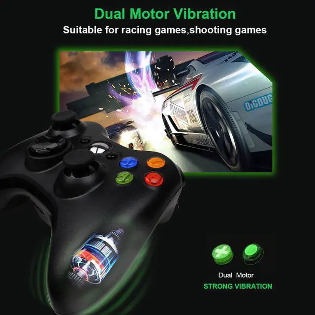 Alt view image 4 of 5 - For Xbox 360 Wireless/Wired Controller For XBOX 360 Controle Wireless Joystick For XBOX360 Game Controller Joypad