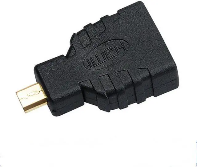 Alt view image 4 of 5 - to HDMI Adapter Gold-Plated 1080P Micro HDMI Male To Standard HDMI For Raspberry Pi 4 Model B model cable hdmi 2020