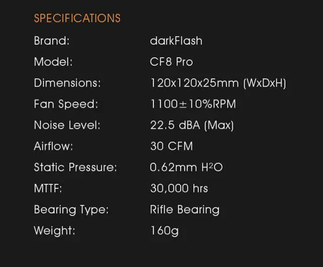 Alt view image 5 of 5 - CF8 Computer PC Case RGB Fan Clear Frame 120mm Fans Quiet+Remote Computer Cooling AURA SYNC CPU Cooler RGB Case F