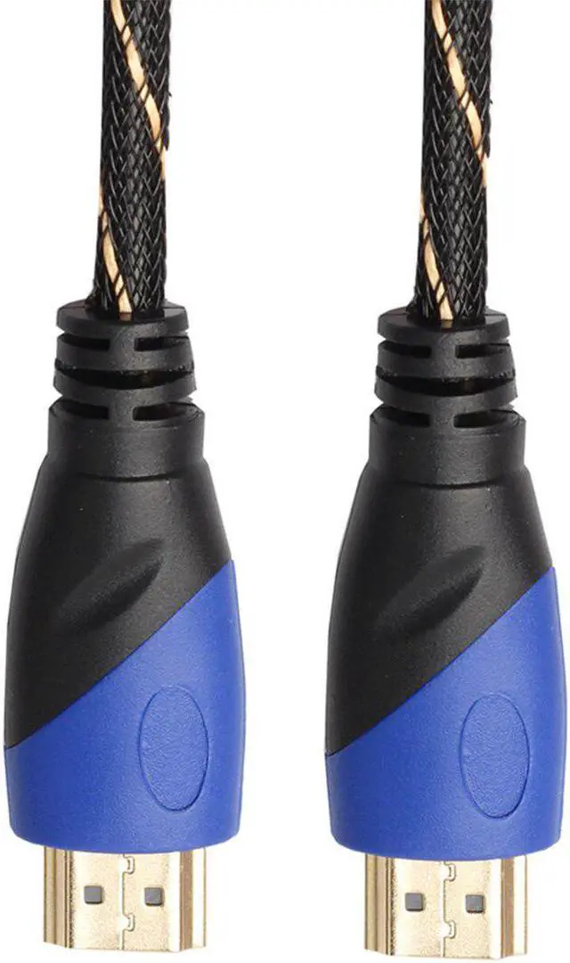 Alt view image 5 of 5 - 10/15 Meters New Braided HDMI 1.4 Cable Gold Plated Connection 1080P HD AV Cable