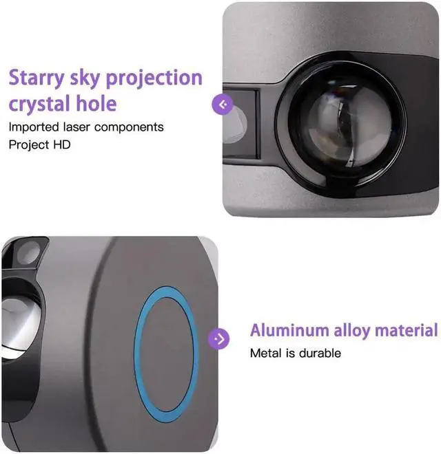 Alt view image 4 of 5 - Starry Sky Night Light In The Bedroom From The Network Galaxy Projector Smart Star Ceiling Children's Wedding Decoration