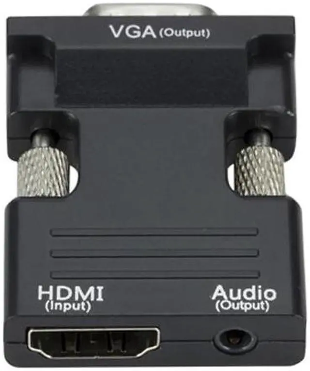 Alt view image 3 of 5 - Female to VGA Male Converter with Audio Adapter Support 1080P Signal Output Convertor+Audio Cables  TO VGA Adapter