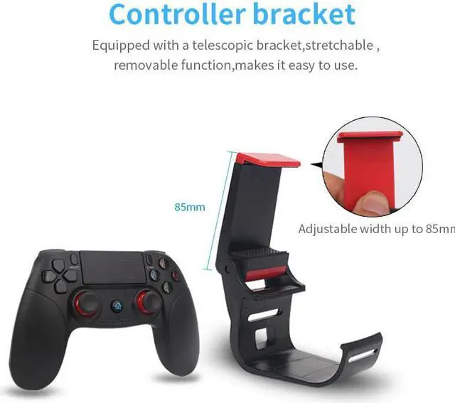 Alt view image 2 of 5 - Wireless Smartphone Joystick Gamepad Android Controller Bluetooth Control for IOS and Android Smart TV with Support