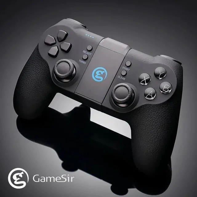 Main image of T1s Bluetooth 4.0 and 2.4GHz Wireless Gamepad Mobile Game Controller for Android / PC / PS3 / SteamOS PUBG Joystick