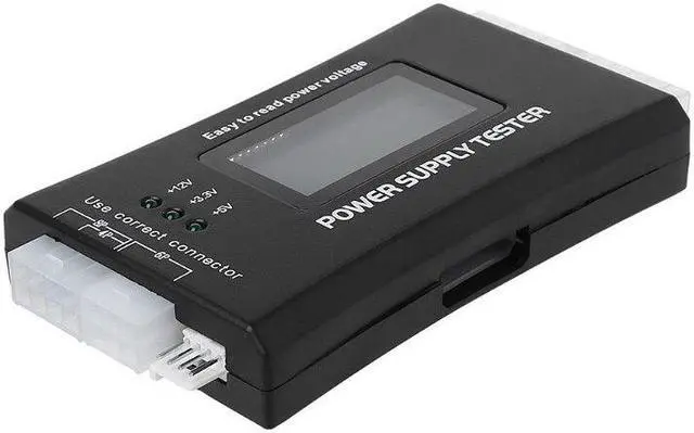 Alt view image 4 of 5 - 2020 New Digital LCD Power Supply Tester Multifunction Computer 20 24 Pin Sata LCD PSU HD ATX BTX Voltage Test Source