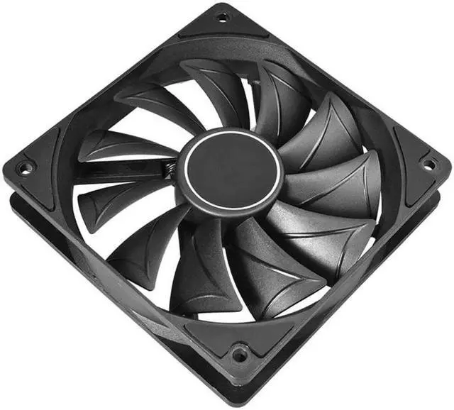 Main image of 4 Pin 120MM 1800RPM PWM PC Case Fan Speed Adjustable High Airflow CPU Radiator Long Life Ultra Quiet Computer Cooling Fan Black
