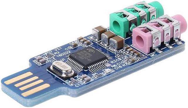Alt view image 3 of 5 - USB Drive  Sound Card Laptop Computer External Sound Card Module Dropship