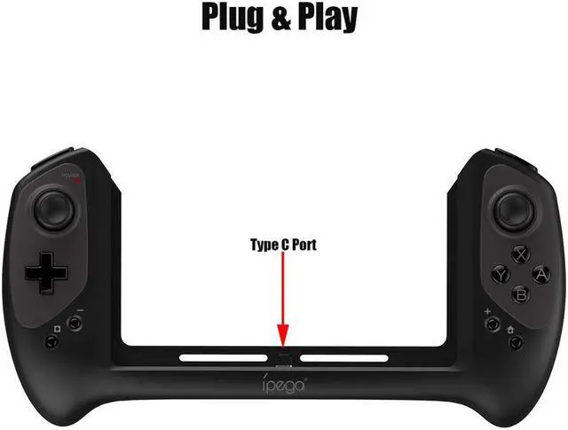 Alt view image 5 of 5 - New  PG-9163 Game Controller Special Design for NS Nintend Switch Plug & Play Joysticks Pro Controller Gamepad for N-Switch