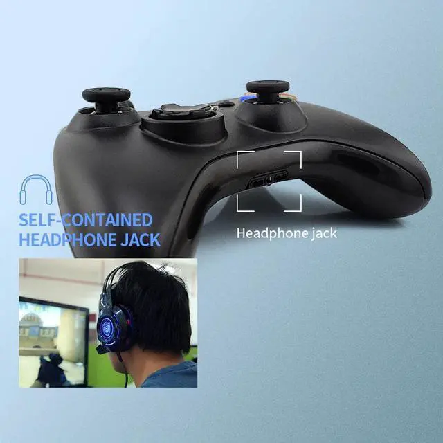 Alt view image 4 of 5 - USB Wired Gamepad for Xbox 360 /Slim Controller for Windows 7/8/10 Microsoft PC Controller Support for Steam Game