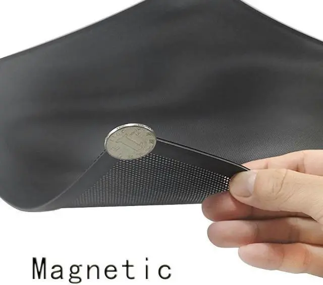 Alt view image 3 of 5 - 14x28mm/12x36mm PC Chassis Cooling Dust Filter Magnetic PVC Net Guard Fan Cover Dustproof Computer Mesh