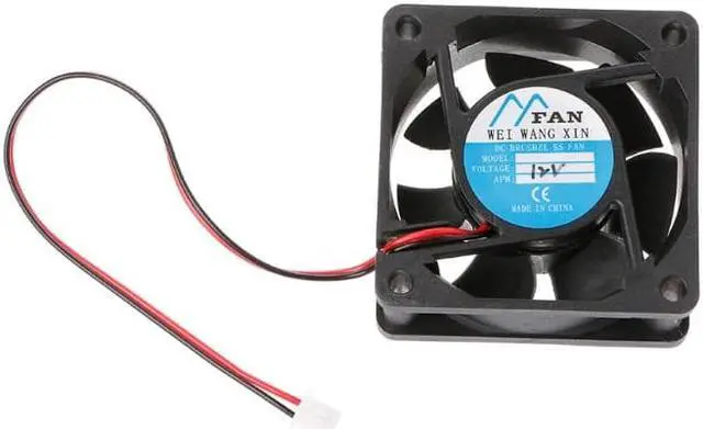 Main image of 60mm×60mm×25mm DC 12V 24V 2-Pin Cooler Brushless PC CPU Case Cooling Fan 6025 WXTA