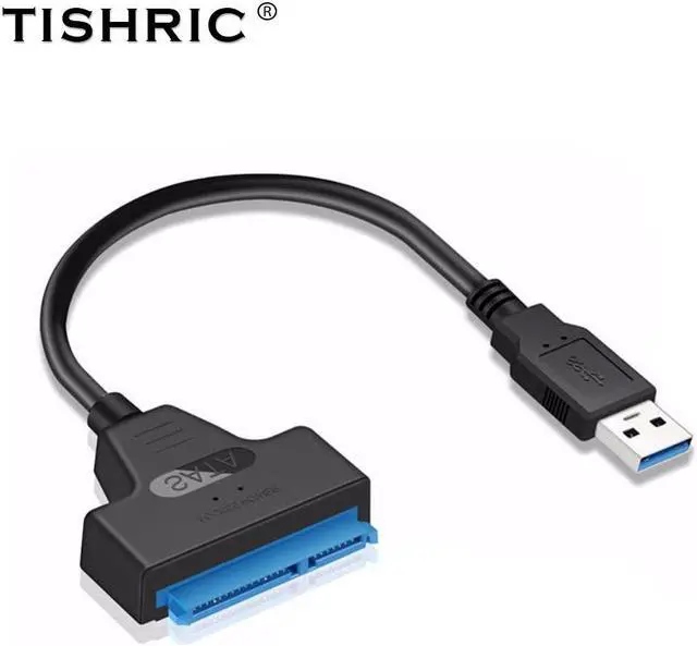 Alt view image 2 of 5 - 15+7 22pin Adapter SATA3.0 To USB 2.0/3.0 Sata Power Cable Hard Drive Converter Connector Cables For hard Disk Enclosure