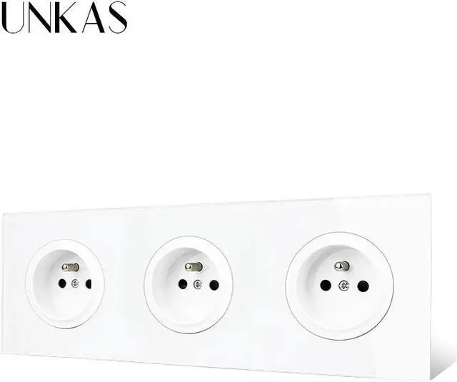 Alt view image 5 of 5 - 3 Gang French Glass Panel + Dimmer Fan Regulator Switch Dual USB TV RJ11 Telephone RJ45 Internet + HDMI Port USB3.0 Jack