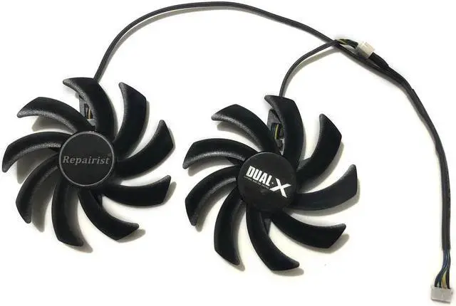 Alt view image 5 of 5 - 2pcs/lot FDC10H12S9-C 85mm Sapphire HD6850 HD6970 HD7870 2G HD7950 HD7970 Graphics Cooler VGA Card cooling fan