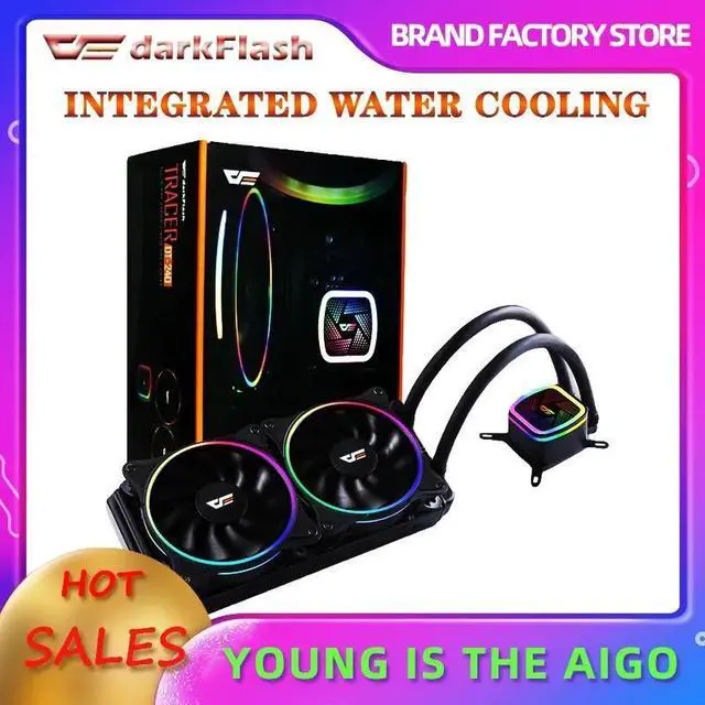Main image of Water Cooling PC Computer CPU Cooler ARGB Water Cooler Heatsink Integrated Radiator LGA  1151/2011/AM3+/AM4