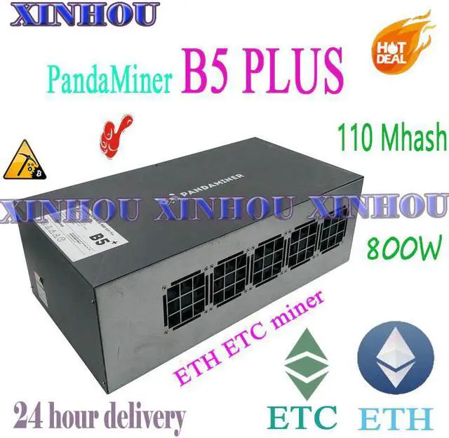Alt view image 6 of 7 - PandaMiner B5 PLUS miner 110M 800W ETH ETC ZEC XMR mining Better than Innosilicon A9 A10 Antminer s9 T9 E3 G2 l3 Z9 B7 Z11