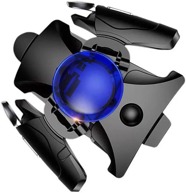 Alt view image 5 of 5 - Phone Gaming Trigger L1R1Shooter Pubg Controller for PUBG Gamepad Game Turbo Fire Button 16 Shots Per Seconds