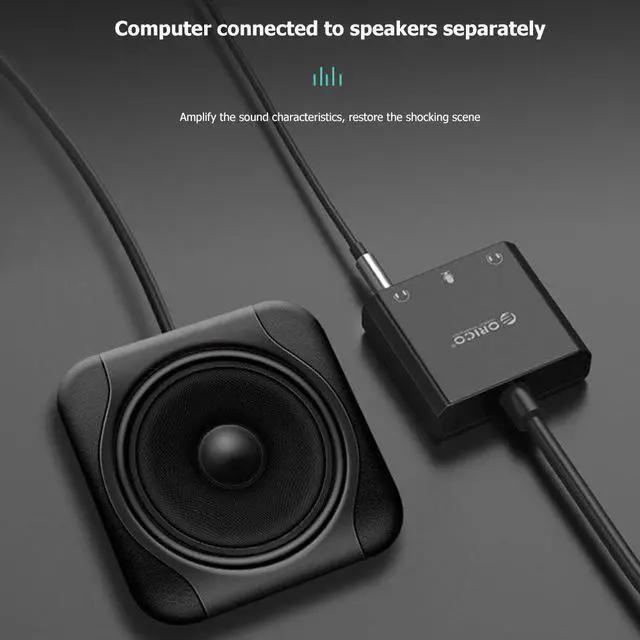 Alt view image 4 of 5 - USB Audio Adapter USB 2.0 External Stereo Sound Card for PC Computer