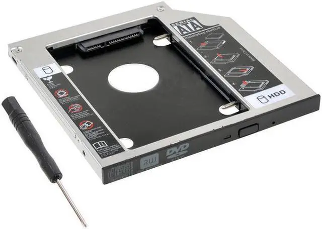 Alt view image 4 of 5 - 12.7mm 2nd Hard Drive SSD HDD Caddy for DELL Inspiron 15R SE 7520 N5010 N5110 M5010