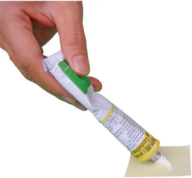 Alt view image 3 of 5 - Net Weight 85 Grams Fast Curing Aluminum Soft Tube Packaging White 9980 Thermal Adhesive Cement Glue Silicone for LED VGA ST85