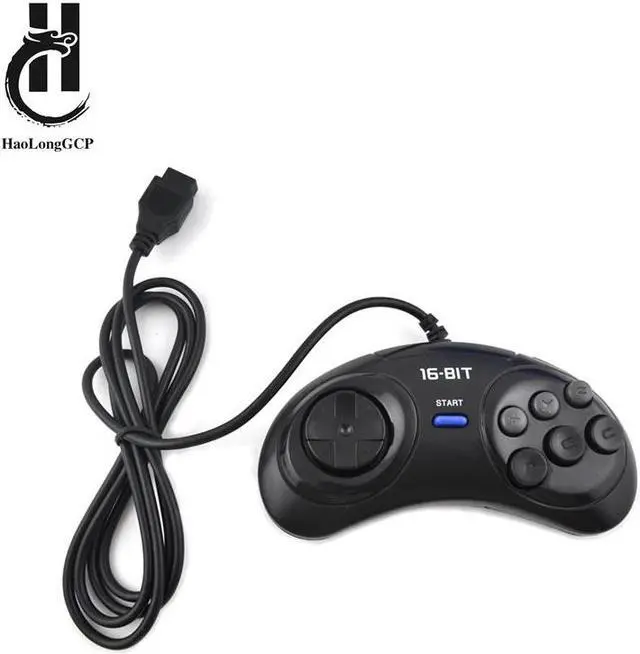 Main image of Shipping 1/2pcs Game controller for SEGA Genesis 16 bit handle controller 6 Button Gamepad for SEGA MD game Accessoriese