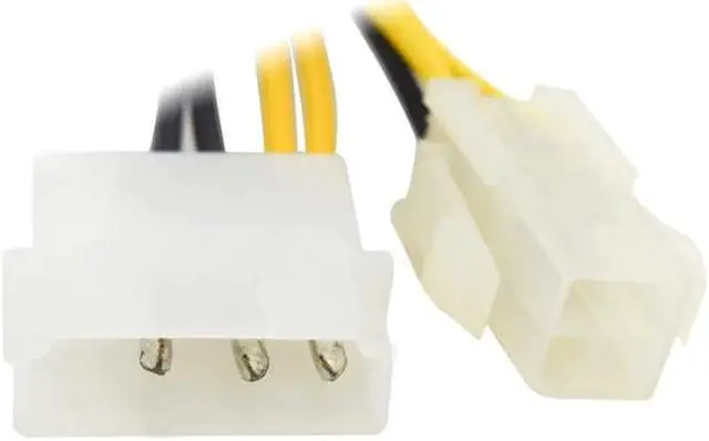 Alt view image 5 of 5 - 4 pin Molex 4pin to EPS 8pin Power Adapter,ATX P4 Molex 4 pin to 8 pin Power Extension Cable,ATX 12V 4-pin PSU Motherboard