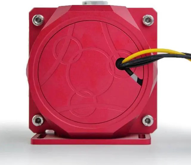 Alt view image 3 of 5 - SC-P90B water cooling pump DC 12V 1300L/H metal case pump with 5V RGB PWM support