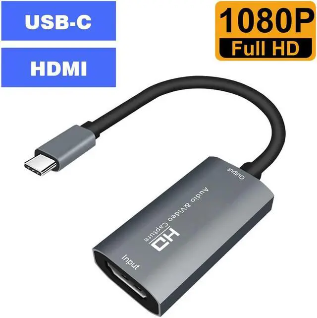 Alt view image 2 of 5 - 1080P Video Capture Card Teaching Live Streaming MI To TYPE C Plug And Play Broadcasting Game Aluminum Alloy Portable