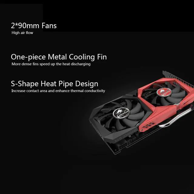 Alt view image 5 of 5 - GeForce GTX 1660 SUPER NB 6G Graphic Card Video Card 1785MHz GDDR6 6GB B192Bit Heat Dissipation Gaming GPU for desktop