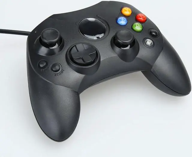 Alt view image 4 of 5 - Wired Game Controller Gaming Remote S Type 2 A for Microsoft Old Generation Xbox Console Video Shock Joypad Joystick