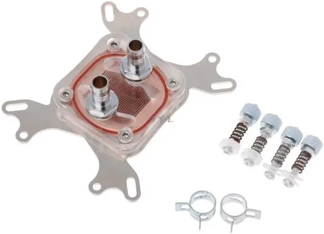 Alt view image 4 of 5 - Cooling Block For Computer CPU  Cooler 50mm Transparent Cover Cooling Block For AMD