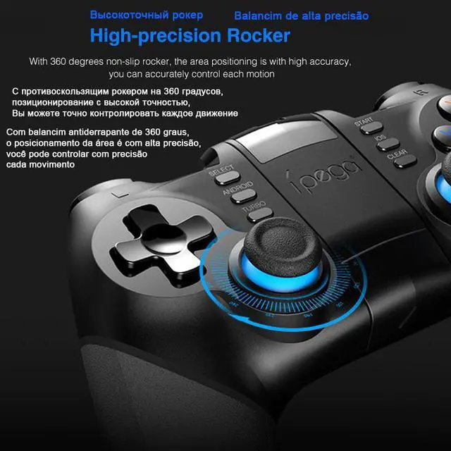 Alt view image 3 of 5 - Gamepad Pubg Controller Mobile Joystick For Phone Android iPhone PC Smart TV Box Bluetooth Trigger Console Game Pad pabg Control