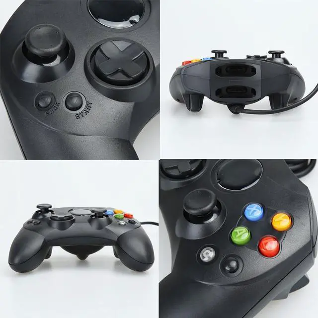 Alt view image 3 of 5 - Wired Game Controller Gaming Remote S Type 2 A for Microsoft Old Generation Xbox Console Video Shock Joypad Joystick
