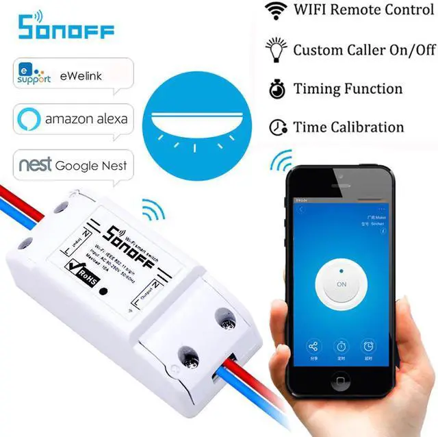 Main image of Smart Home WiFi Wireless Switch Module For Apple For Android APP Control #5b02