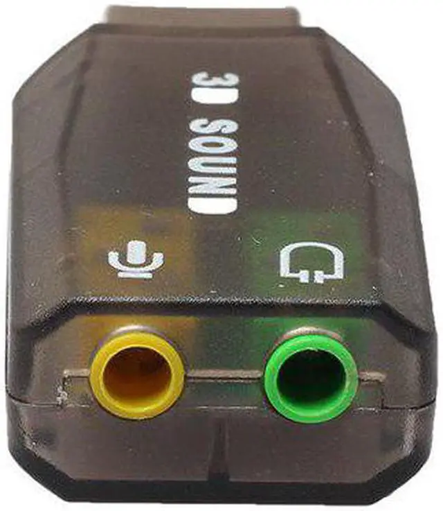 Alt view image 2 of 3 - Adapter 3D Sound card 5.1 USB To 3.5mm mic headphone Jack Stereo Headset For Xbox 360 or PS3 2018