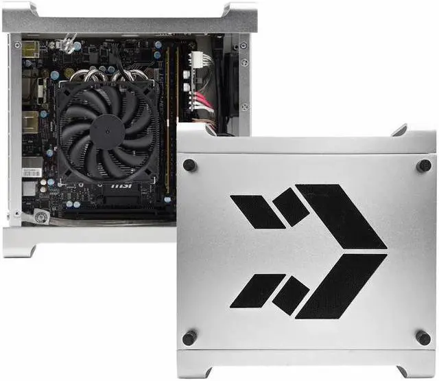 Alt view image 4 of 5 - G5 Mini Aluminum HTPC Chassis Mini ITX Slim Gaming Computer Case With DC-ATX Power Supply  For ITX MINI