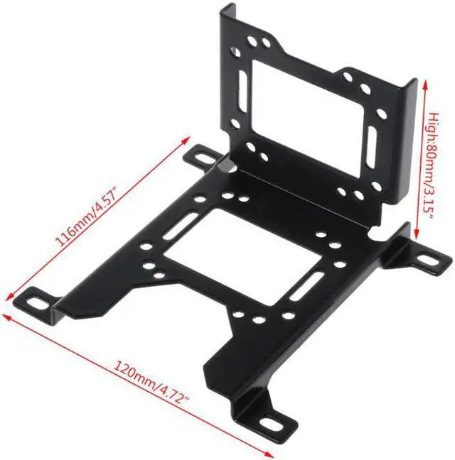 Alt view image 5 of 5 - 12CM Water Cooling Radiator Support Water Pump Drainage Tank Reservoir Mounting Bracket Stand PC Heatsink Fan Holder 831D