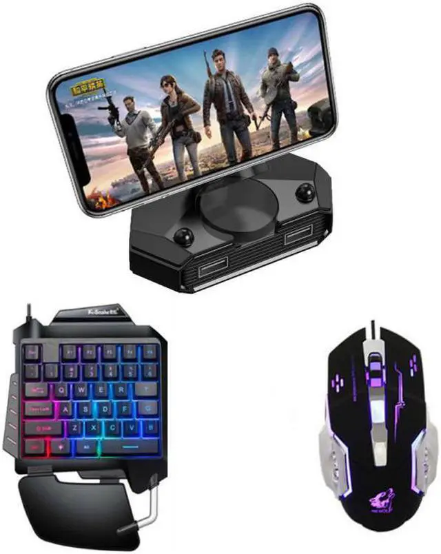 Main image of Bluetooth 5.0 Android PUBG Controller  Controller Gaming Keyboard Mouse Converter For IOS Android Game Peripherals
