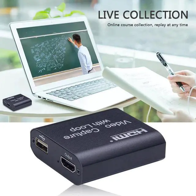 Alt view image 4 of 5 - 1080P Video capture Card with loop output to 2.0 Video capture Device for Game Streaming Live Stream Broadcast