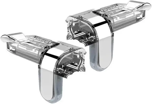 Alt view image 2 of 5 - 2pcs K03 Mobile Phone Gaming Grip Trigger Fire Button Game Controller Gamepad Joystick for PUBG shooting handle