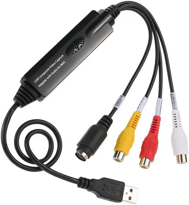 Main image of Video Audio Capture Grabber Recorder Adapter Card for MAC OS 10.4 - 10.12 Camcorder VHS Tape VCR DVD TV Video Capture Card