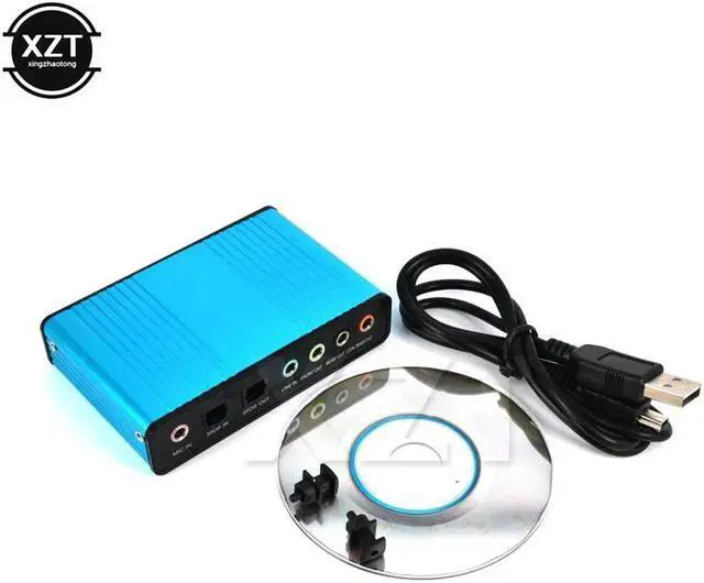 Main image of External Sound Card 5.1 3.5mm Audio Interface 6 Channel CM6206 For Computer Notebook Laptop Mic