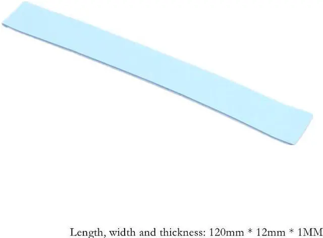 Alt view image 3 of 4 - 3M silicone grease pad graphics card / solid state drive / memory heat conduction pad thermal pad 120 * 12 * 0.5MM 1MM 1.5M