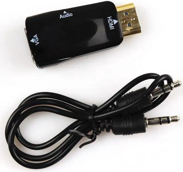 Alt view image 3 of 5 - 1080P MI to VGA Adapter Audio Cable Converter Male to Female For PC Laptop TV Box Computer Display Projector MI Cable