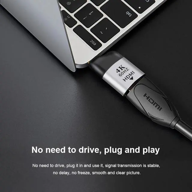 Alt view image 4 of 5 - 2020 New Type-C To Hdmi/Vga/DP/RJ45/mini DP HD Video Converter 4K 60Hz  HD Video Converter